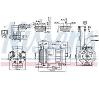 NISSENS 89469 Compresseur, climatisation pour IVECO