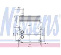NISSENS 90698 Radiateur d'huile