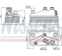 NISSENS 90859 Radiateur d'huile de boîte automatique pour MERCEDES-BENZ
