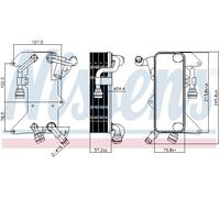 NISSENS 90894 Radiateur d'huile de boîte automatique pour AUDI