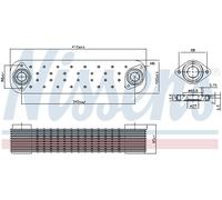 NISSENS 91168 Radiateur d'huile