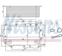 NISSENS 91305 Radiateur d'huile