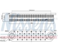 NISSENS 91482 Radiateur d'huile pour FORD