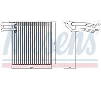 Évaporateur de climatisation NISSENS NIS 92188