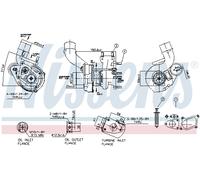 NISSENS 93020 Turbocompresseur, suralimentation pour NISSAN,OPEL,RENAULT,VAUXHAL