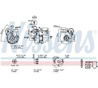 NISSENS 93041 Turbocompresseur, suralimentation pour CITROËN,FIAT,PEUGEOT