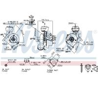 Turbocompresseur, suralimentation NISSENS 93043