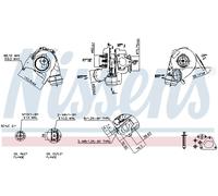 NISSENS 93051 Turbocompresseur, suralimentation pour MERCEDES-BENZ