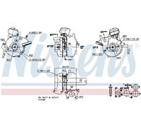 NISSENS 93056 Turbocompresseur, suralimentation pour NISSAN