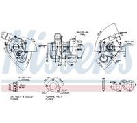 NISSENS 93067 Turbocompresseur, suralimentation pour TOYOTA