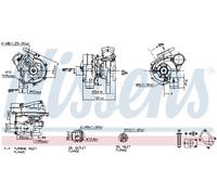NISSENS 93070 Turbocompresseur, suralimentation pour CITROËN,PEUGEOT