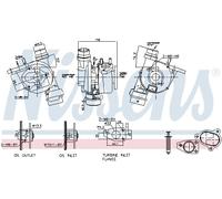 NISSENS 93072 Turbocompresseur, suralimentation pour DACIA,NISSAN,RENAULT