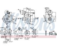 NISSENS 93073 Turbocompresseur, suralimentation pour DACIA,NISSAN,RENAULT
