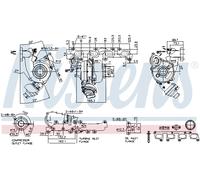 NISSENS 93076 Turbocompresseur, suralimentation pour AUDI,SEAT,SKODA,VW