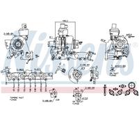 NISSENS 93079 Turbocompresseur, suralimentation pour AUDI,SKODA,VW
