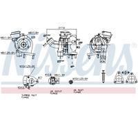 NISSENS 93083 Turbocompresseur, suralimentation pour TOYOTA