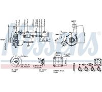 NISSENS 93088 Turbocompresseur, suralimentation pour FORD