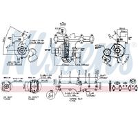 NISSENS 93091 Turbocompresseur, suralimentation pour SEAT,VW