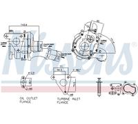 NISSENS Turbocompresseur suralimentation Turbocompresseur à gaz d'échappement 93093