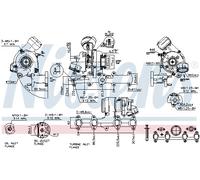 NISSENS 93099 Turbocompresseur, suralimentation pour AUDI,SEAT,SKODA,VW