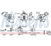 NISSENS 93121 Turbocompresseur, suralimentation pour CITROËN,PEUGEOT