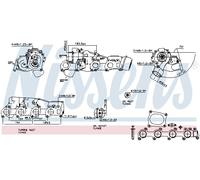 NISSENS 93127 Turbocompresseur, suralimentation pour MERCEDES-BENZ