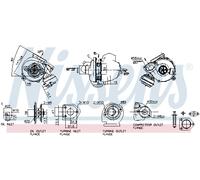 Turbo Compresseur NISSENS Pour BMW 3 Série Touring E46 E83