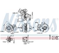 NISSENS 93144 Turbocompresseur, suralimentation pour BMW