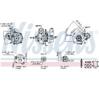 NISSENS 93158 Turbocompresseur, suralimentation pour FIAT