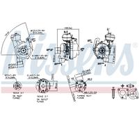 NISSENS 93174 Turbocompresseur, suralimentation pour HYUNDAI,KIA