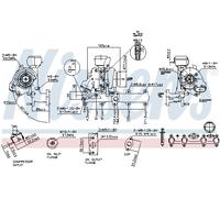 NISSENS 93181 Turbocompresseur, suralimentation pour AUDI,SEAT,SKODA,VW