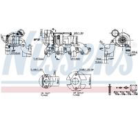 NISSENS 93204 Turbocompresseur, suralimentation pour FORD