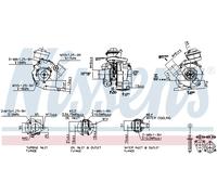 NISSENS 93216 Turbocompresseur, suralimentation pour TOYOTA