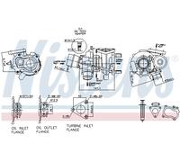 NISSENS 93219 Turbocompresseur, suralimentation pour AUDI,SEAT,SKODA,VW