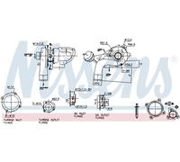 NISSENS 93221 Turbocompresseur, suralimentation pour AUDI,SEAT,SKODA,VW