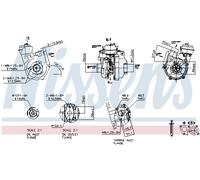 NISSENS 93223 Turbocompresseur, suralimentation pour HYUNDAI,KIA