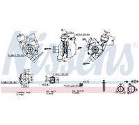 NISSENS 93224 Turbocompresseur, suralimentation pour HYUNDAI,KIA