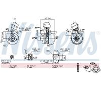 NISSENS 93226 Turbocompresseur, suralimentation pour OPEL,VAUXHALL