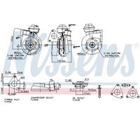 NISSENS 93229 Turbocompresseur, suralimentation pour NISSAN