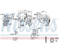 NISSENS 93232 Turbocompresseur, suralimentation pour CITROËN,DS,FIAT,FORD,PEUGEO