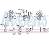NISSENS 93234 Turbocompresseur, suralimentation pour CHEVROLET,CITROËN,FIAT,FORD