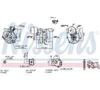 NISSENS 93236 Turbocompresseur, suralimentation pour OPEL,SUZUKI,VAUXHALL