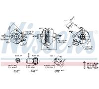 NISSENS 93248 Turbocompresseur, suralimentation pour BMW