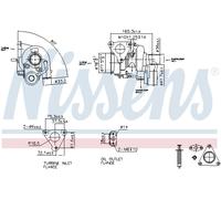 NISSENS 93262 Turbocompresseur, suralimentation pour CITROËN,FIAT,PEUGEOT