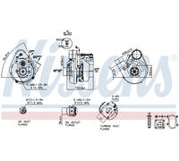 NISSENS 93274 Turbocompresseur, suralimentation pour FIAT,OPEL,RENAULT,VAUXHALL