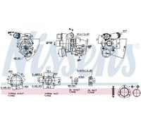 NISSENS 93282 Turbocompresseur, suralimentation pour CITROËN,DS,PEUGEOT