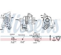 NISSENS 93284 Turbocompresseur, suralimentation pour CITROËN,PEUGEOT
