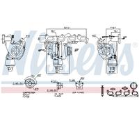 NISSENS 93285 Turbocompresseur, suralimentation pour AUDI,SEAT,SKODA,VW