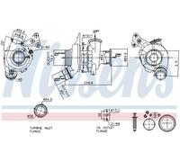 NISSENS 93323 Turbocompresseur, suralimentation pour BMW