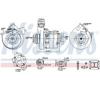 NISSENS 93338 Turbocompresseur, suralimentation pour SCANIA